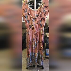 Nostalgia hi-low maxi dress